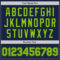 Custom Navy Neon Green Authentic Baseball Jersey