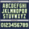 Custom Navy White-Neon Green Authentic Baseball Jersey