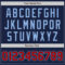 Custom Navy Red-Light Blue Authentic Baseball Jersey