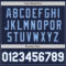 Custom Navy White-Light Blue Authentic Baseball Jersey