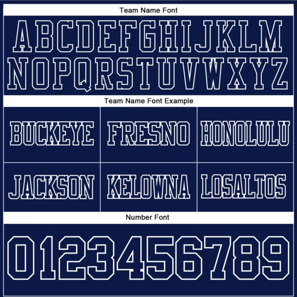 Custom Navy White Authentic Football Jersey