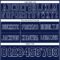 Navy1095-3 Custom Navy White Authentic Football Jersey