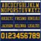 Navy1102-3 Custom Navy Gold Authentic Football Jersey