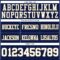 Navy1105-3 Custom Navy White-Old Gold Authentic Football Jersey