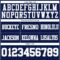 Custom Navy White-Gray Authentic Football Jersey