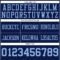 Custom Navy Light Blue Authentic Football Jersey