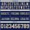 Navy1112-3 Custom Navy Cream Authentic Football Jersey