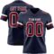 Navy1114 Custom Navy Crimson-White Authentic Football Jersey