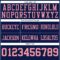 Navy1122-3 Custom Navy Medium Pink Authentic Football Jersey