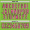 Custom Neon Green Pink-Navy Hockey Jersey