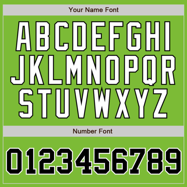 Custom Neon Green Black Pinstripe Black-White Authentic Baseball Jersey