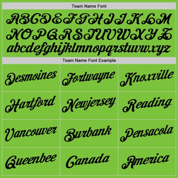 Custom Neon Green Black Performance T-Shirt