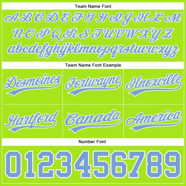 Custom Neon Green Light Blue-White Authentic Throwback Basketball Shorts