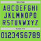 NeonGreen0243-3 Custom Neon Green Navy-White Mesh Authentic Throwback Football Jersey