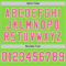 NeonGreen0245-3 Custom Neon Green Pink-White Mesh Authentic Throwback Football Jersey