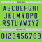 NeonGreen0271-3 Custom Neon Green Navy-White Mesh Authentic Throwback Football Jersey