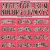 Custom Neon Pink Green-White Authentic Basketball Jersey