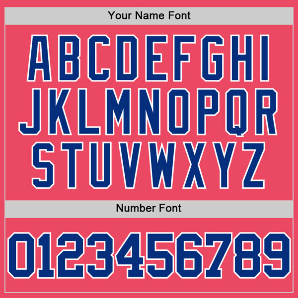 Custom Neon Pink Royal-White Authentic Basketball Jersey