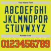 Custom Neon Yellow Orange-Royal Authentic Basketball Jersey