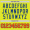 Custom Neon Yellow Orange-Royal Authentic Basketball Jersey