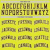 Custom Neon Yellow Brown-White Authentic Basketball Jersey
