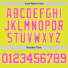 Custom Neon Yellow Pink-White Authentic Basketball Jersey
