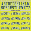 Custom Neon Yellow Royal-White Authentic Basketball Jersey