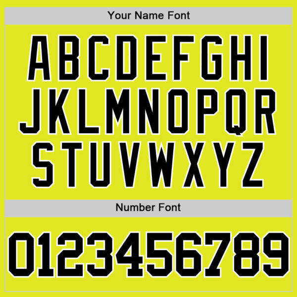 Custom Neon Yellow Black-White Authentic Basketball Jersey