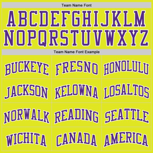 Custom Neon Yellow Purple-White Authentic Basketball Jersey