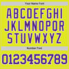 Custom Neon Yellow Purple-White Authentic Basketball Jersey