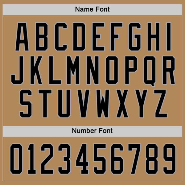 Custom Old Gold Black-Gray Hockey Jersey