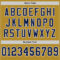 OldGold0106-3 Custom Old Gold Navy-White Mesh Authentic Throwback Football Jersey