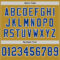 OldGold0110-3 Custom Old Gold Royal-White Mesh Authentic Throwback Football Jersey