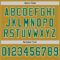 OldGold0113-3 Custom Old Gold Kelly Green-White Mesh Authentic Throwback Football Jersey