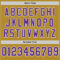 OldGold0115-3 Custom Old Gold Purple-White Mesh Authentic Throwback Football Jersey