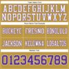 Custom Old Gold Purple-White Authentic Football Jersey