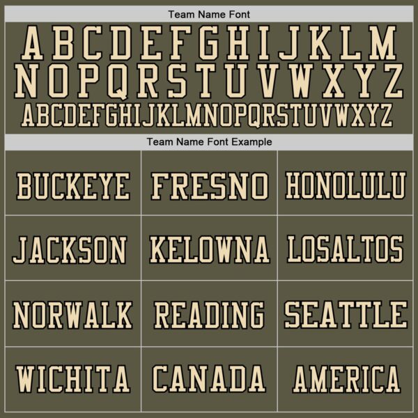 Custom Olive Camo Black-Cream Mesh Authentic Throwback Salute To Service Football Jersey