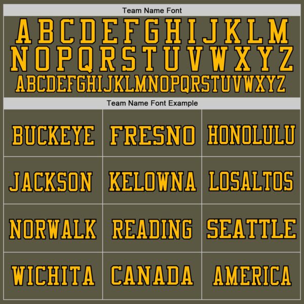 Custom Olive Black-Gold Mesh Authentic Throwback Salute To Service Football Jersey