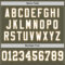 Olive0324-3 Custom Olive White-Old Gold Mesh Authentic Throwback Salute To Service Football Jersey