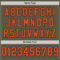 Olive0341-3 Custom Olive Orange-Navy Mesh Authentic Throwback Salute To Service Football Jersey