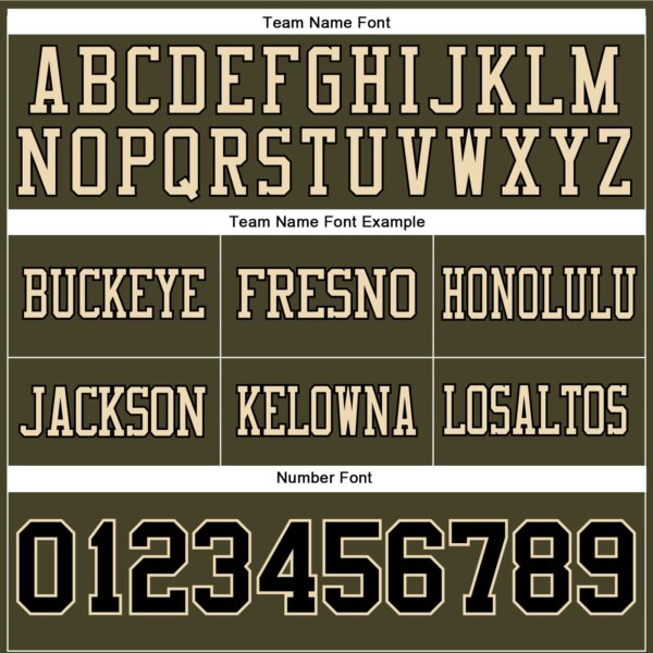 Custom Olive Black-Cream Authentic Salute To Service Football Jersey