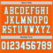 Orange0103-3 Custom Orange White-Teal Mesh Authentic Throwback Football Jersey