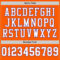 Orange0112-3 Custom Orange White-Purple Mesh Authentic Throwback Football Jersey