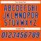 Custom Orange Royal-White Authentic Baseball Jersey