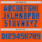 Custom Orange Royal-Black Authentic Baseball Jersey