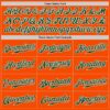 Custom Orange Green-White Authentic Baseball Jersey
