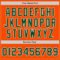 Custom Orange Green-White Authentic Baseball Jersey