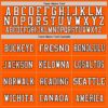 Custom Orange Black-White Mesh Authentic Football Jersey