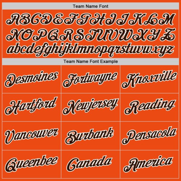 Custom Orange Brown-White Performance T-Shirt