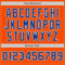 Custom Orange Royal-White Authentic Baseball Jersey
